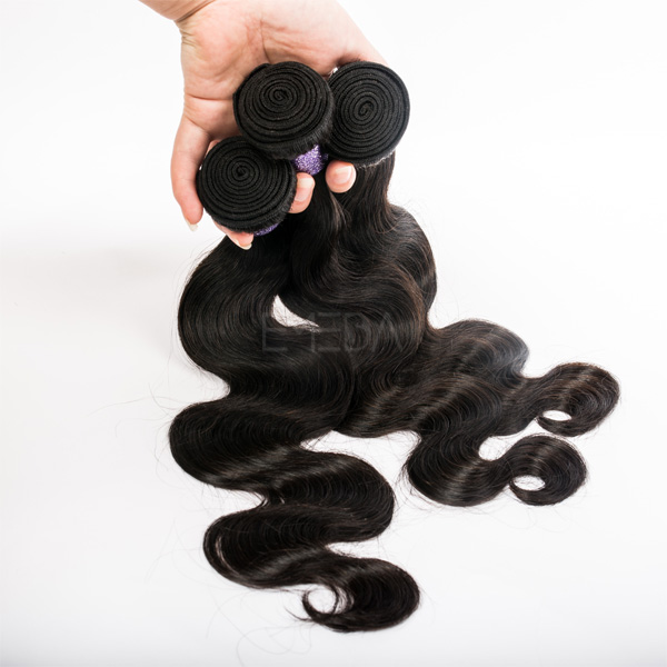 Malaysian body wave 100g soft hair extension without synthetic hair CX010